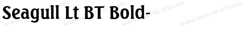 Seagull Lt BT Bold字体转换